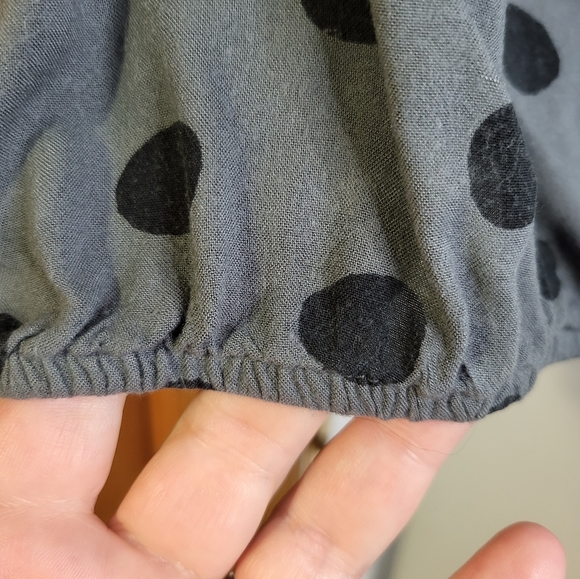 H&M Girls Polka Dot Cap Sleeved Top - Picture 2 of 9